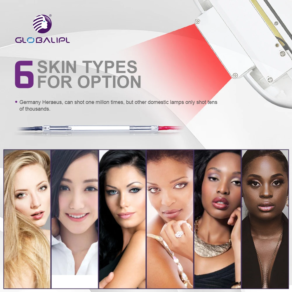 ipl machine with cooling GLOBALIPL Suitable for salon use ipl dpl hair removal and whitening machine