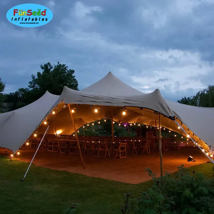 100 person large size bedouin stretch tent fabric material wholesale China factory