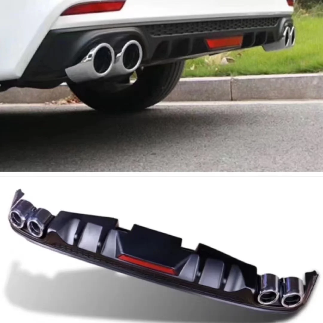 For Skoda Octavia A4 A5 A6 A7  Rear Bumper Spoiler Lip  Diffuser Body Kit Auto Car Accessories 2014-2016