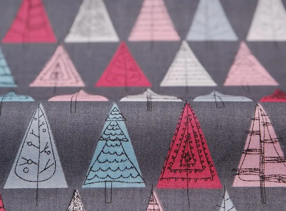 High quality tree design pure cotton fabric DIY sewing crafts
