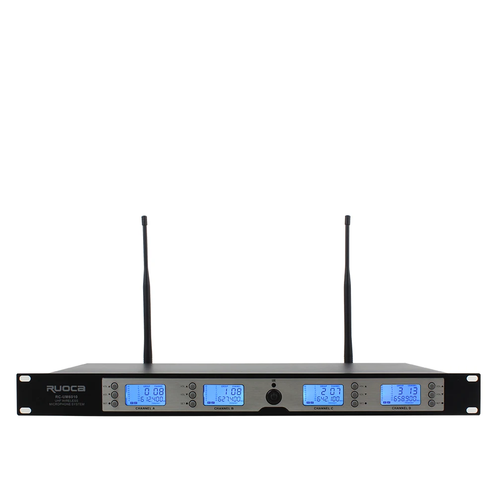 High Quality UHF 4 channel Gooseneck Conference Wireless Microphone System with 200 frequencies
