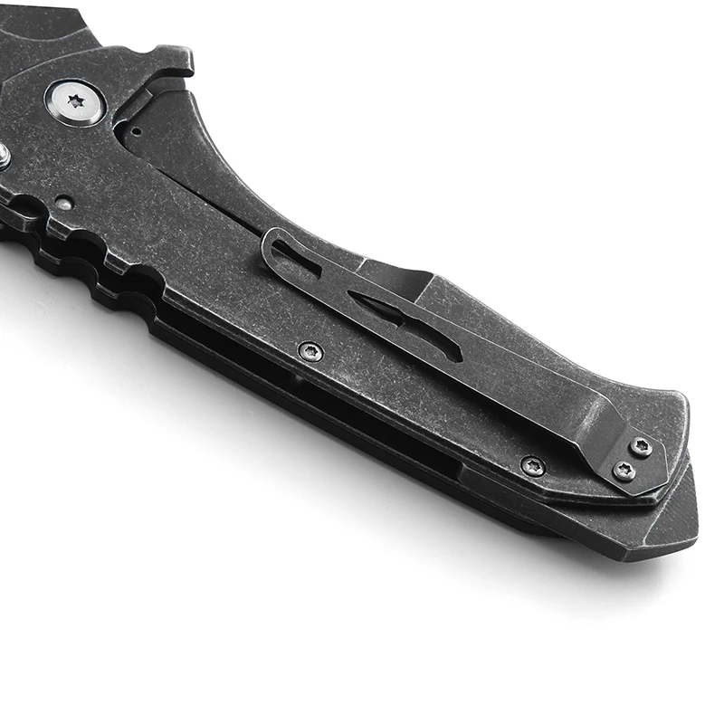  Yangjiang Factory Free Sample Stainless Steel Blade + G10 Handle Outdoor Tactical Survival Hunting Folding Knife With Nylon