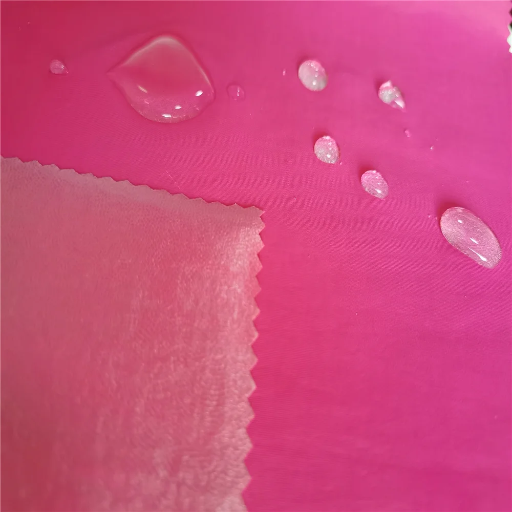 
Waterproof 228T nylon taslan fabric with tpu bonded for jackets 
