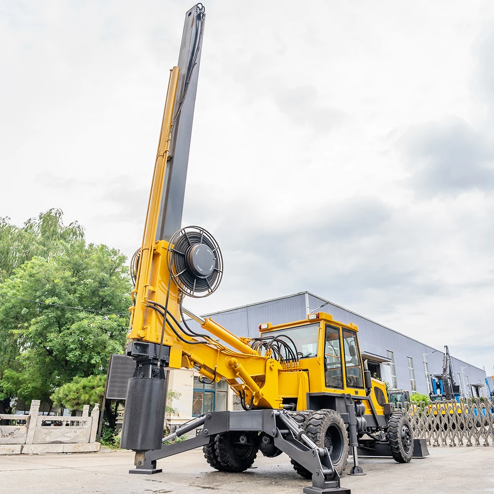 Rotary Drilling Rig High Performance Rotary Drill for Large Projects, Focusing on Soil and Rock Drilling