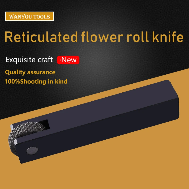 
Single wheel reticulated form knurling tools for lathe 