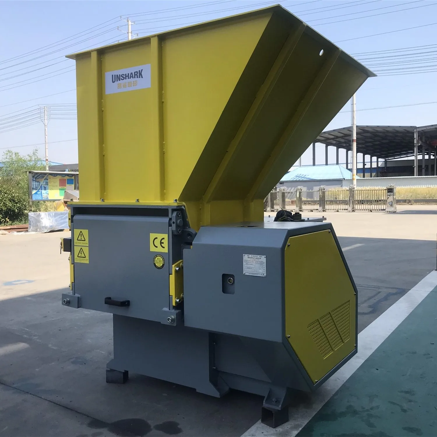 Enerpat single Shaft Shredder for wood / mesquite wood / timber / wood crusher