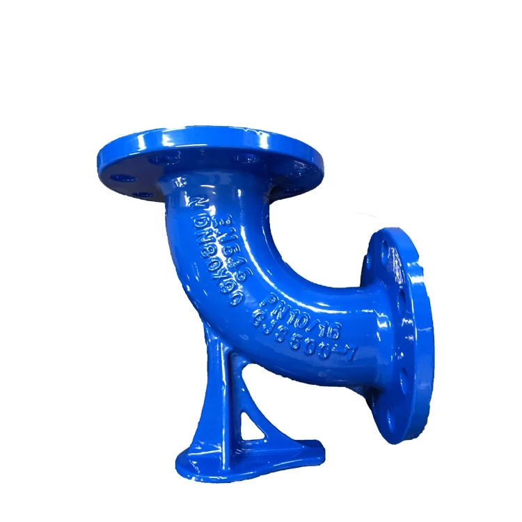 SYI ISO2531 FBE Coated Ductile Cast Iron Double Flange Duckfoot Bend/Elbow