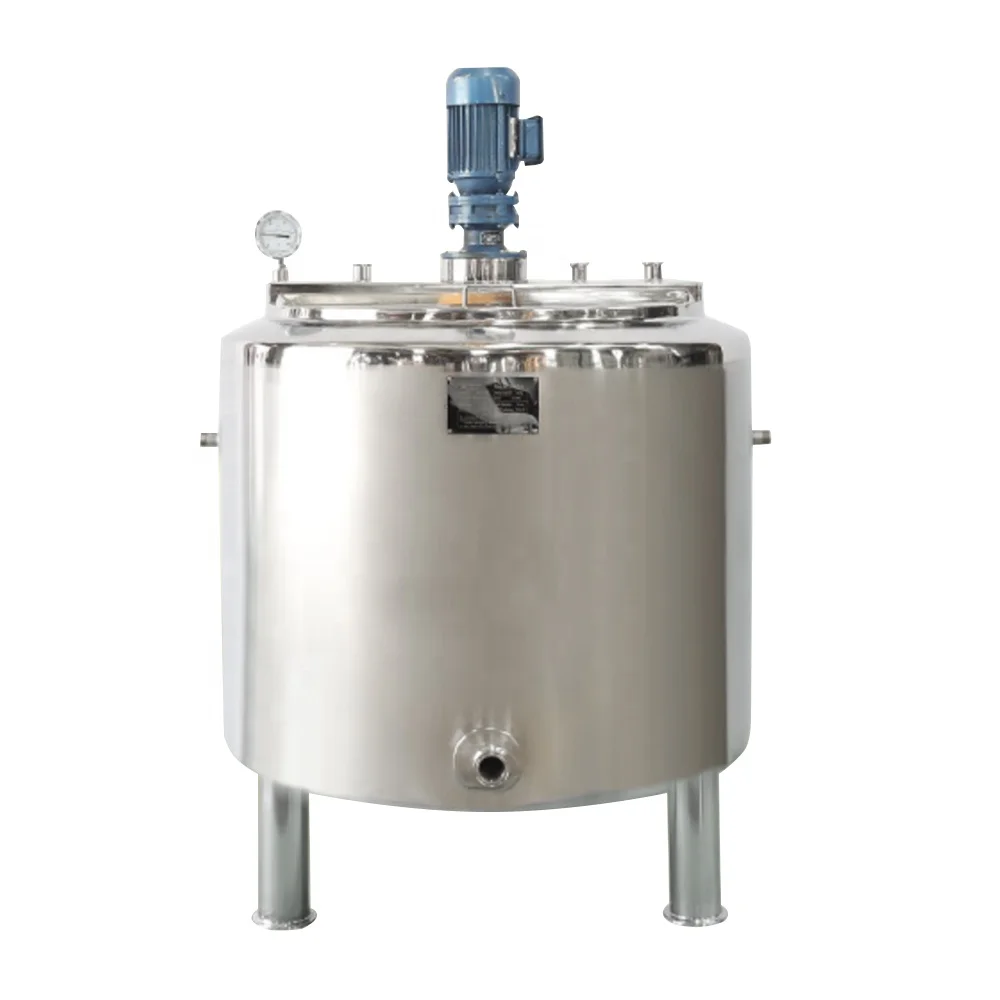 
2000L Chemical Blending Tank Food Grade Heat Preservation Electric Heating Mixing Tank 