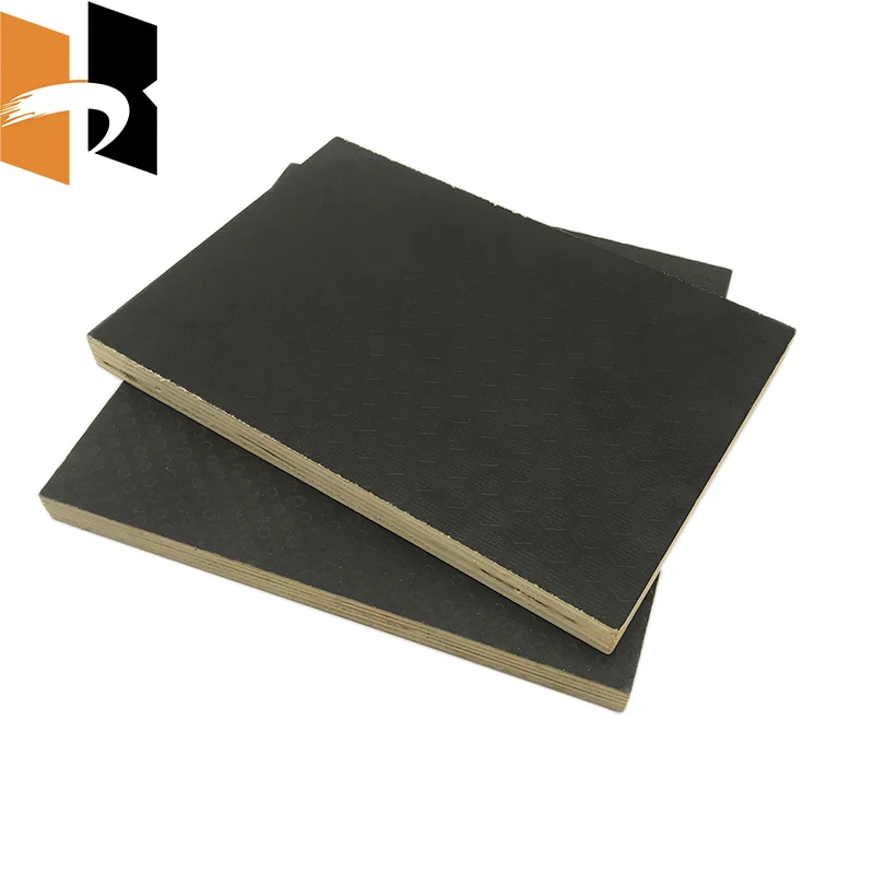 12mm Laminated Film Faced Plywood Sheet Anti-Slip Film Faced Plywood Board