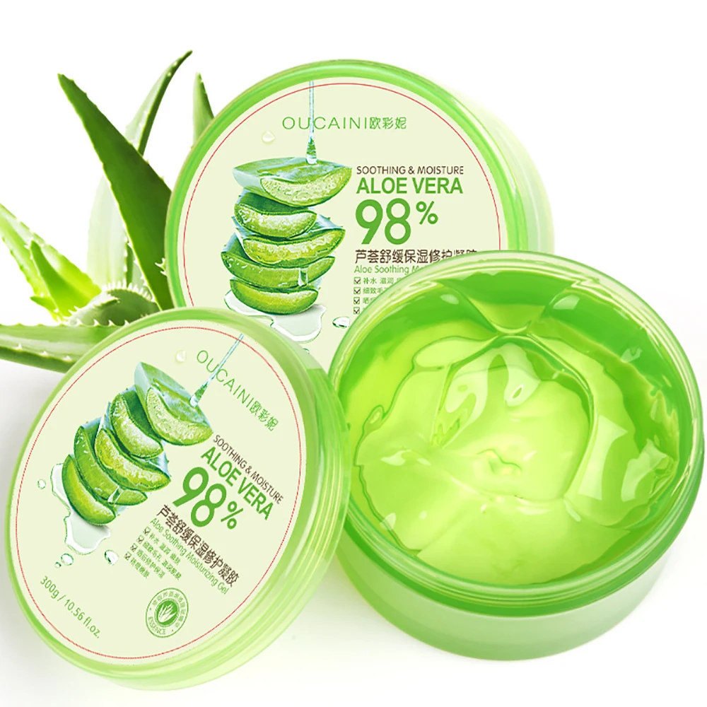 
High Quality Wholesale 100% Natural Organic Aloe Vera Gel For Face Skin Extract Sunburn Soothing Aloe Vera Gel 