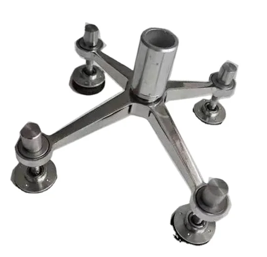 Stainless Steel Frameless Wall 316 304 Low Price Fittings Glass Spider