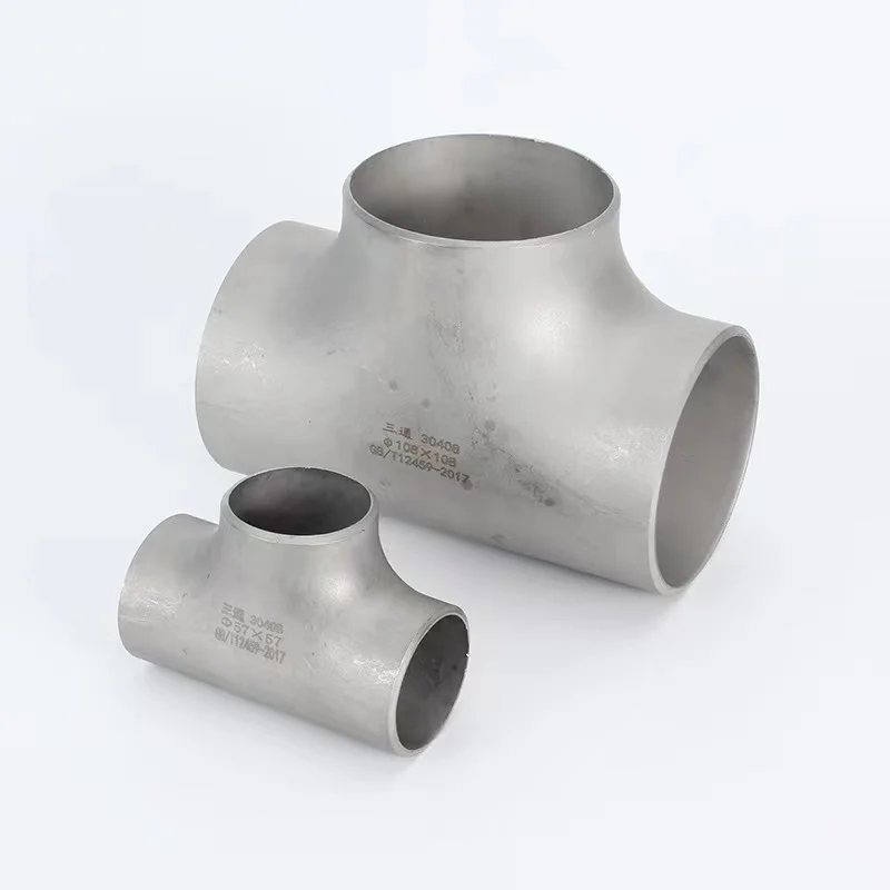 SUS 304 321 316 301 310S SCH40 SCH80 фитинги для труб из нержавеющей стали бесшовные сварные стыковые B/W равные тройники