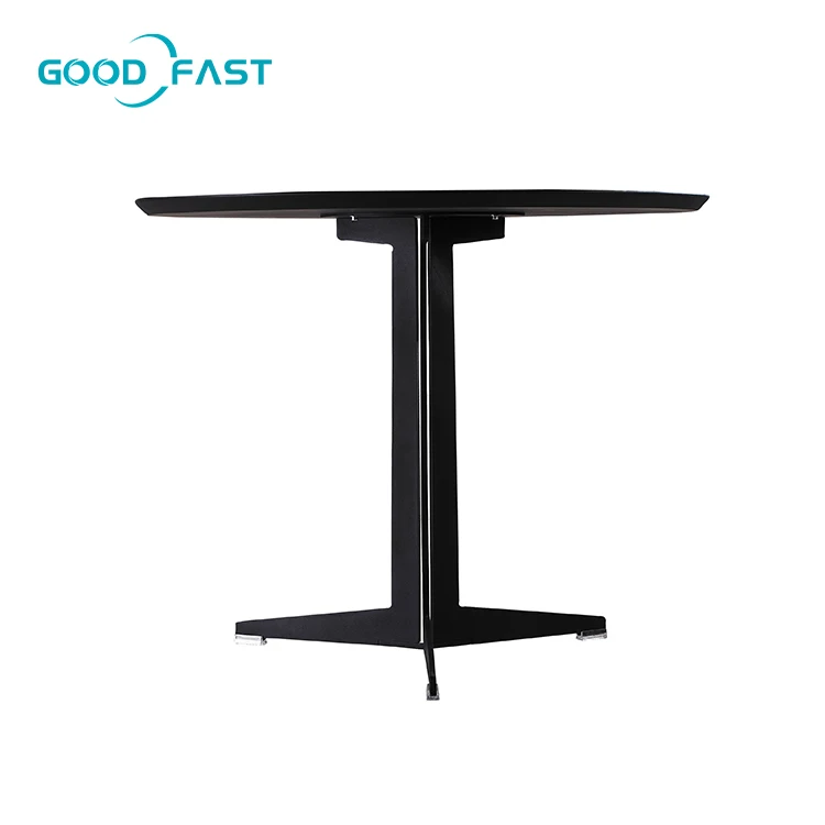 Популярный дизайн 2022 ресторанная мебель в скандинавском стиле металлическая основа окрашенный стол для отеля из МДФ белый