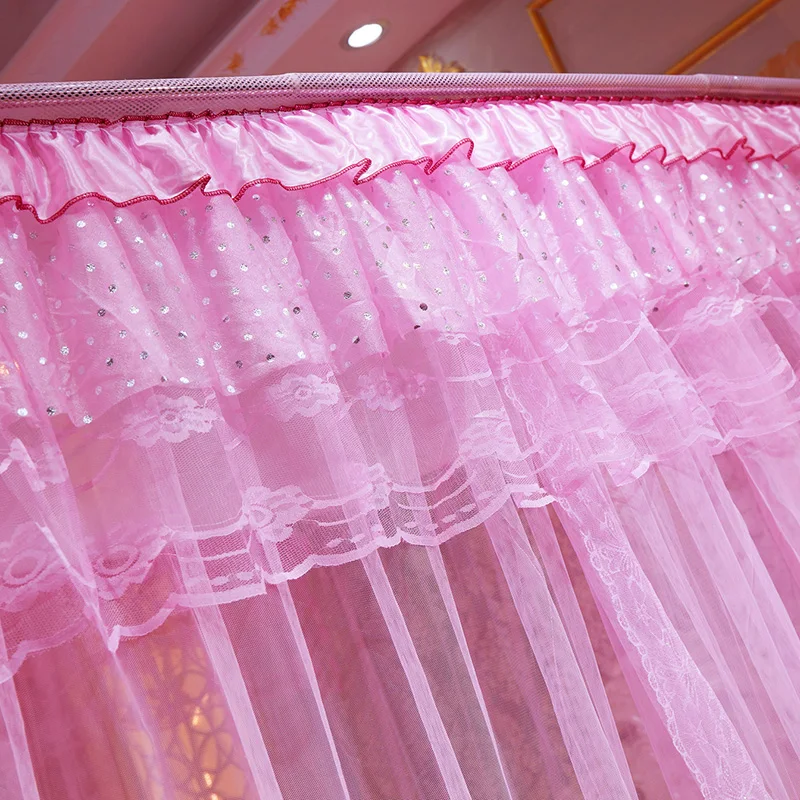 Three doors large space European luxury new upgrade fashion elegant mosquito