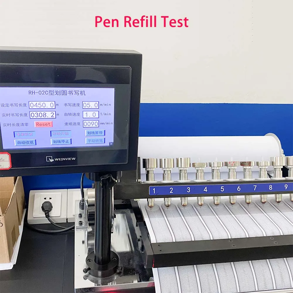 GemFully ball pen accessories ballpoint pen ink refill multicolor plastic refill pen writing fluently