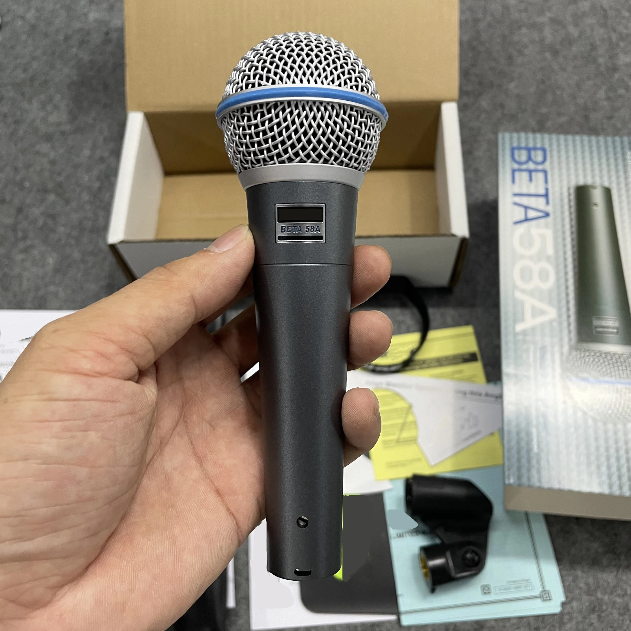 Проводной микрофон Beta58a Sm58, профессиональный звукозаписывающий кардиоидный динамический микрофон для караоке