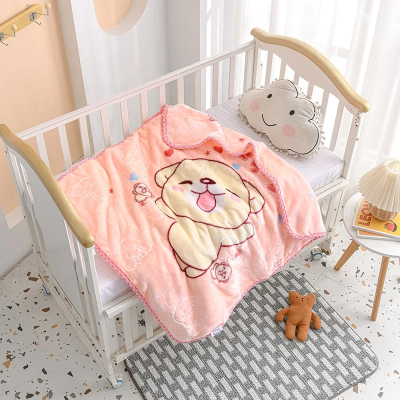 wholesale Super soft baby raschel blanket heavy 1 ply korean mink blankets weighted blankets for kids