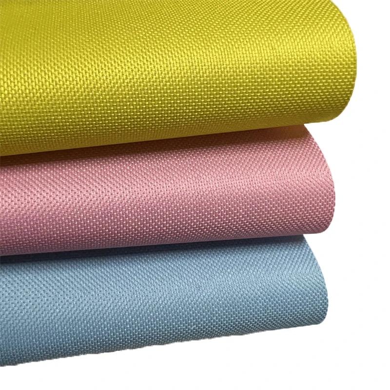 300D X 600D 100% Polyester Oxford Fabric Waterproof plain pvc Coating Tarpaulin luggage Fabric bag Fabric