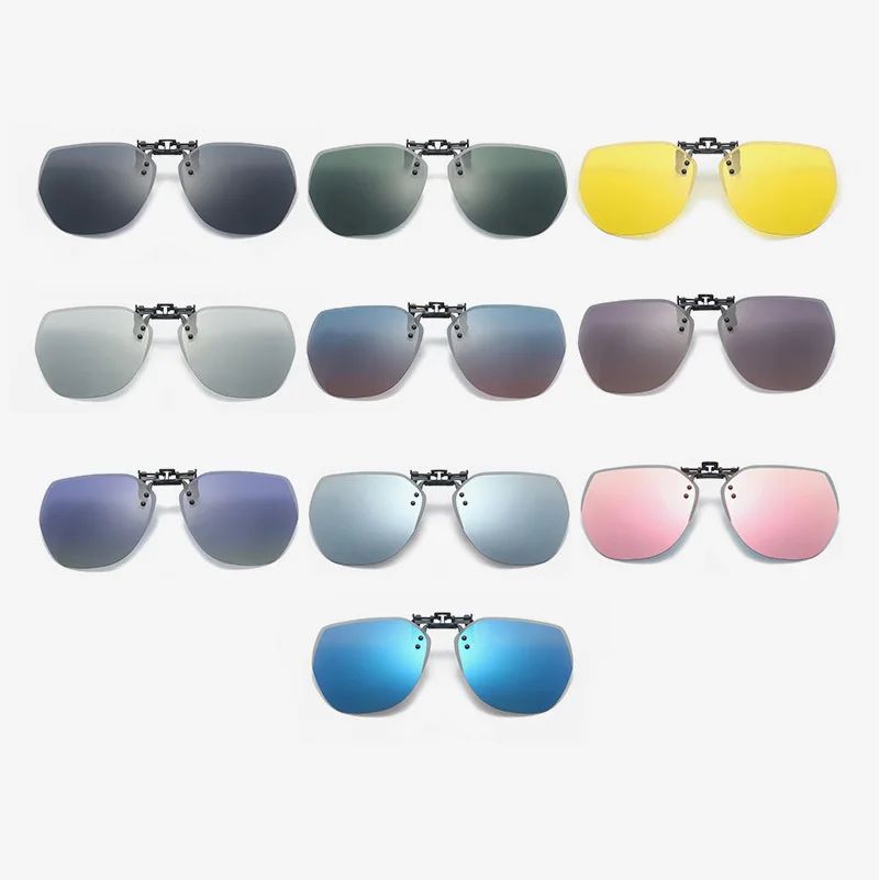 Новые складывающиеся солнцезащитные очки без оправы легкие полигональные мужские и