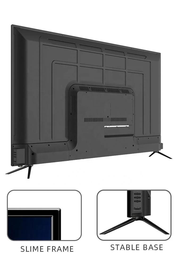 Factory High Quality Smart Tv 32 Inch 4K Tv Screen Led Television Super Thin Fhd 43 Inch With Multi-Function Ports Fernseher