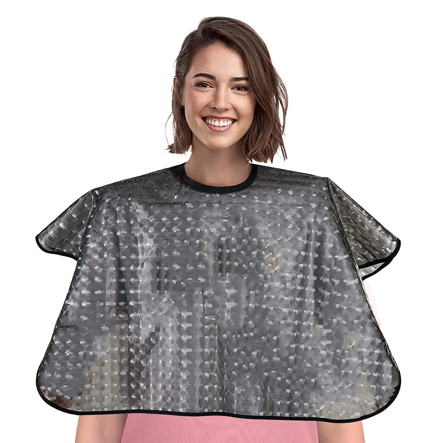 Amazon best seller professional short waterproof hair dye cape makeup apron  for Salon and Home