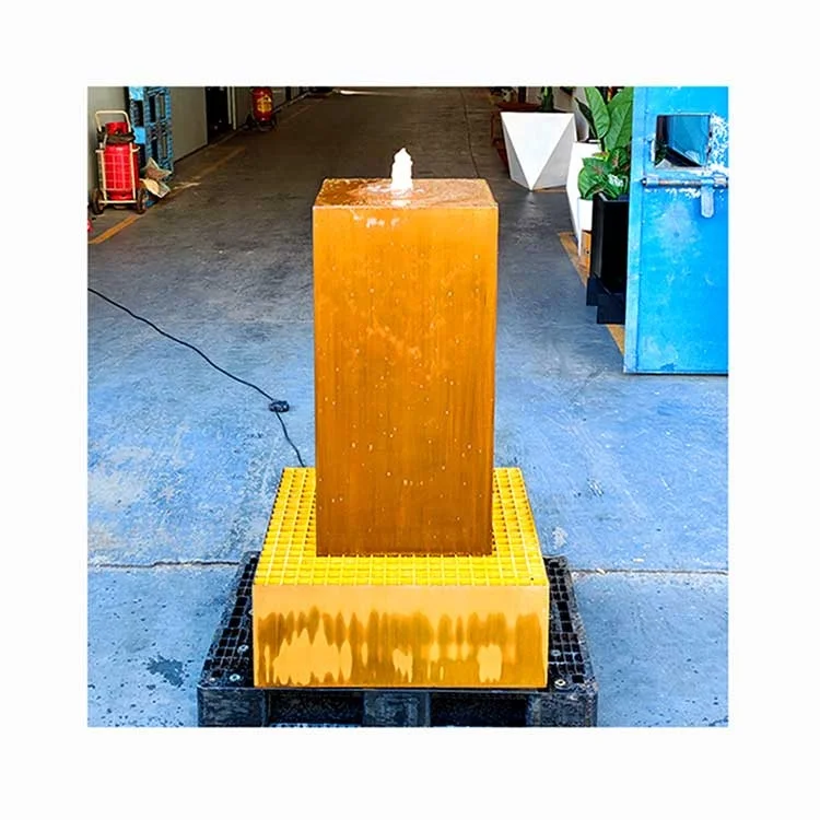 Garden Landscape Home Fountain Corten Steel Waterfall Water Fountain For Home Garden Landscape