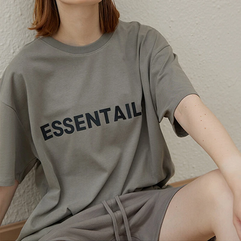 Custom logo Wholesale heavy cotton oversized high quality graphic gym essentials y2k women t-shirts Clothing Brand Manufacturer