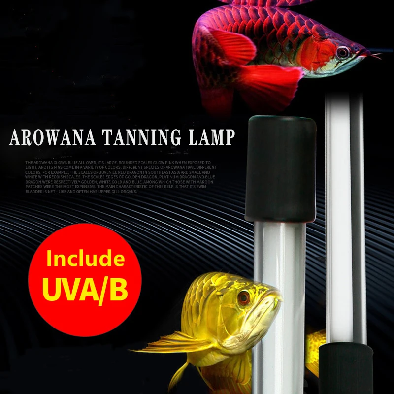 Zaohetian 142CM 54W Golden Arowana 6700K  Tanning Lamp Red Arowana 13000K  Tanning Lights Tanning Light for aquarium