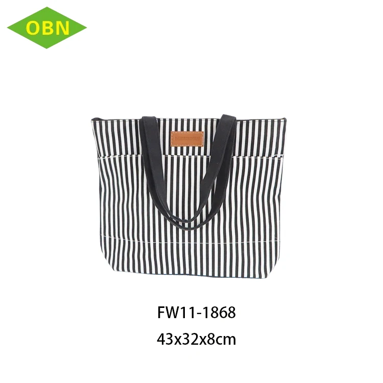 Custom Premium Fashion Ladies Vintage Student Flowers Printing Canvas Tote Bag Cotton Shopping Bag