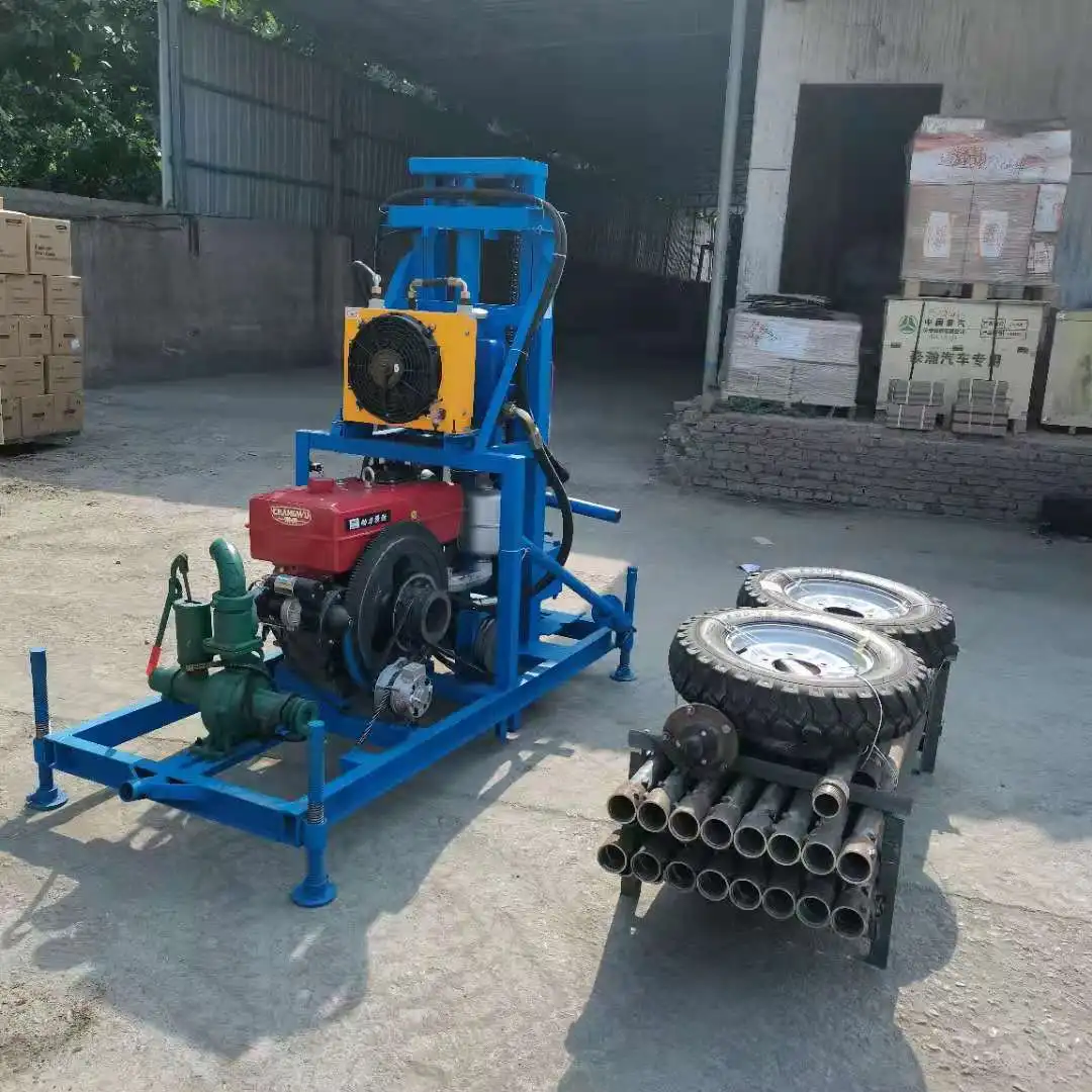 10cm diameter 100M deep water drilling machine on factory price