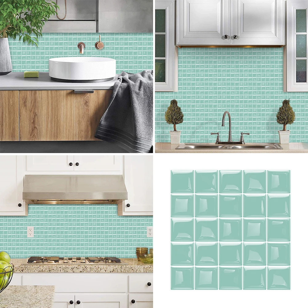 3D Wall Tile Decor Design 3D Wallpaper/Wall Panel/Sticker for Home Decoration Backsplash