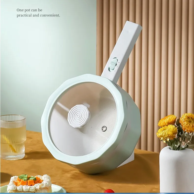 Горячая Распродажа, многофункциональная сковорода с антипригарным керамическим покрытием, электрическая мини-Сковорода для приготовления пищи