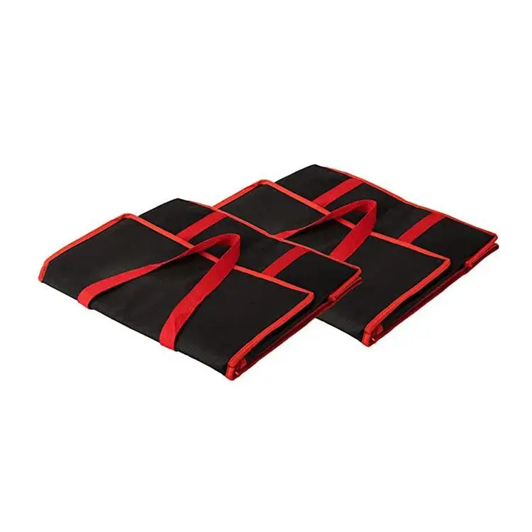 New arrivals large thermal collapsible insulated black custom cooler bags