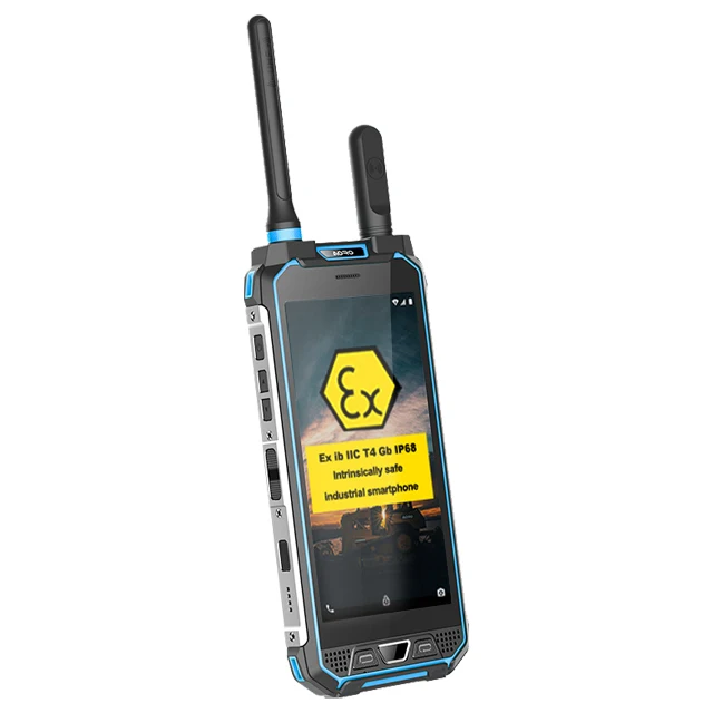 5.7inch rugged mobile scanner 8000Amh waterproof cell walkie fingerprint phone smartphone rugged ATEX cell phone