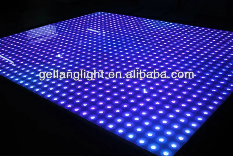rigeba lighting party disco stage led round digital dance floor panels for party