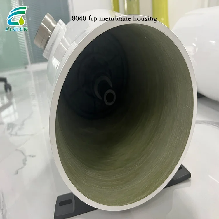 8040 glass steel membrane shell 8inch 1 core to 2 to 3t o 4 to 6 core RO reverse osmosis frp membrane housing