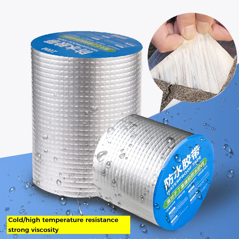 Waterproof leak butyl duct tape waterproof high temperature solar panel 4 inches butyl tape