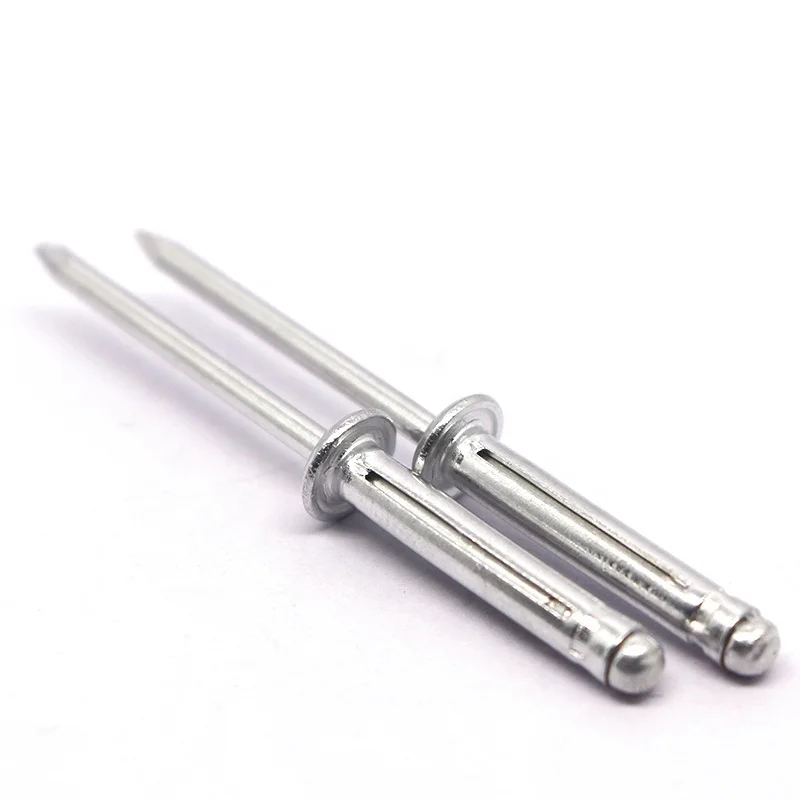 factory direct supply rivets high quality tri - fold aluminum material domed head blind pop lantern type blind rivets for fixed