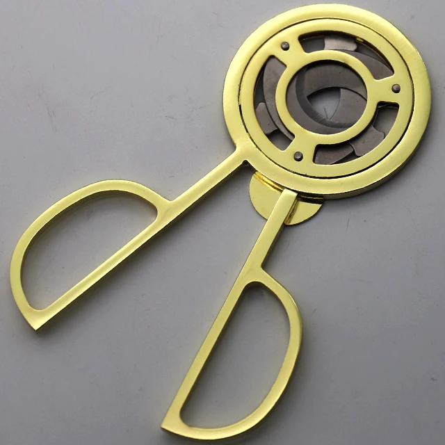 custom luxury accessories made logo cutters stainless steel tool scissors cigar cutter for ladies