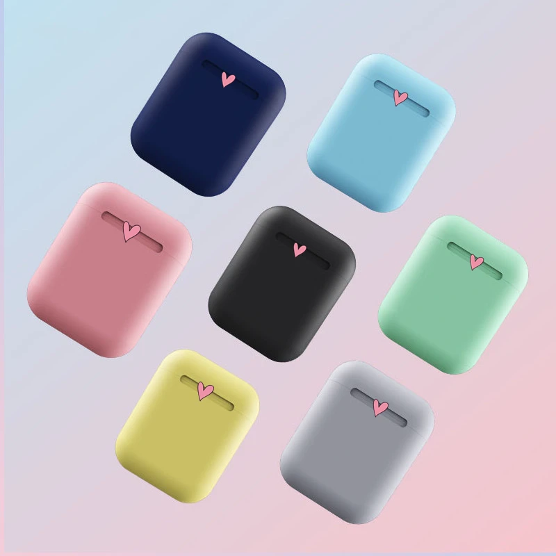 Macaron inPods 12 TWS гарнитура, невидимые беспроводные наушники, наушники для всех мобильных телефонов