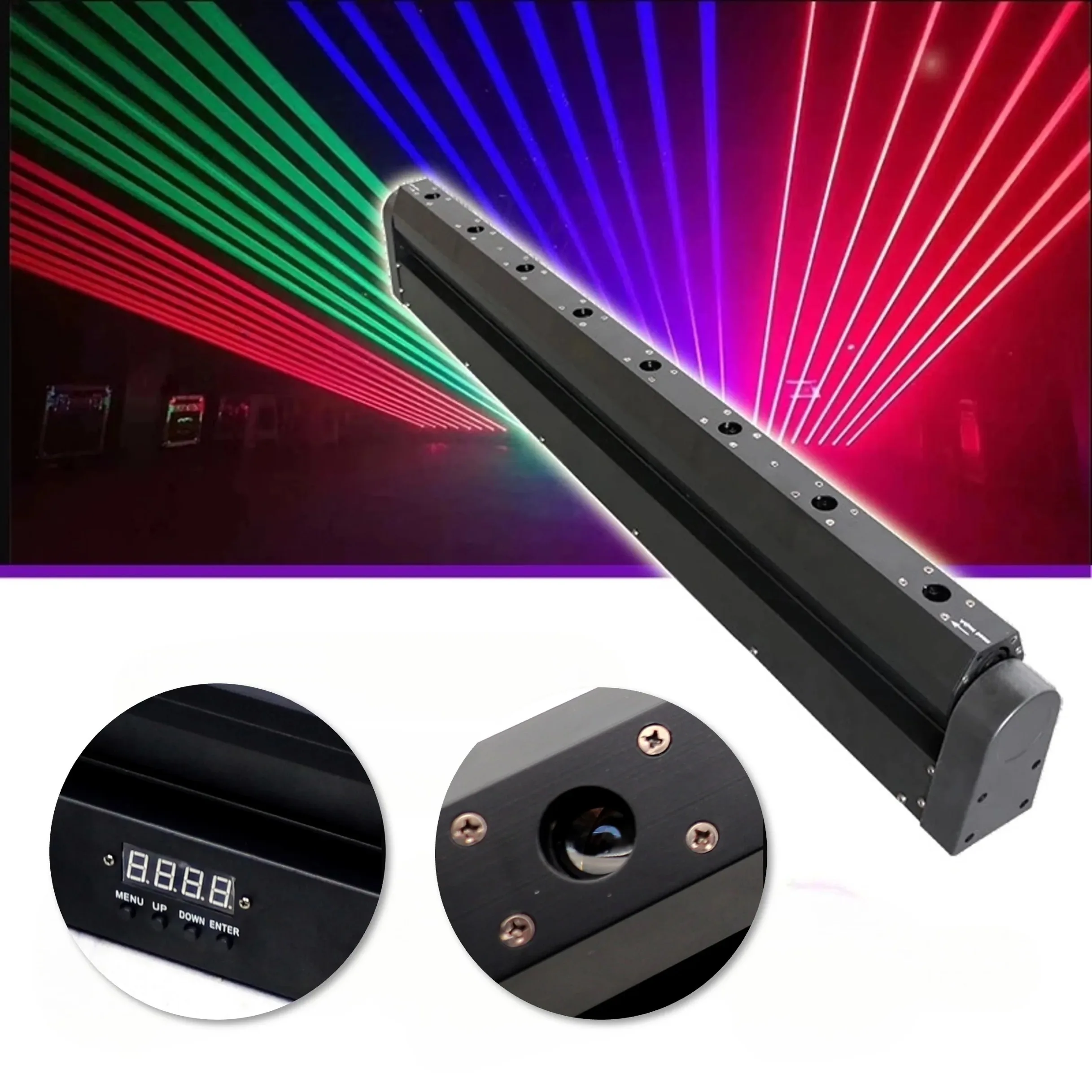 BAML0831 Professional 8 EYES RGB 3in1 Laser Bar Scan Moving Head Light