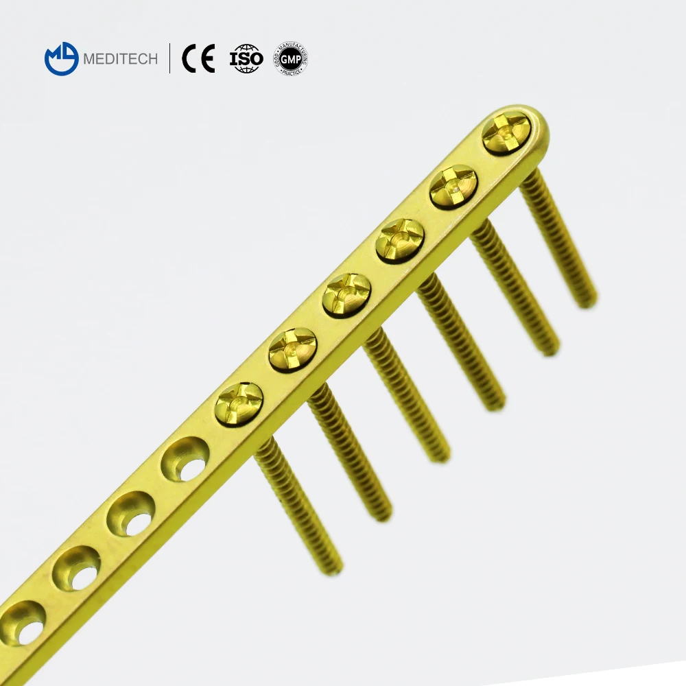 MEDITECH Alps Advanced Locking Plate Animal Titanium Bone Plate DPO 20 25 30 degrees Veterinary Orthopedic Implant