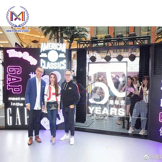 Алюминиевая ферма, круглая черная Ферма для сцены, для диджейской будки, концерта/мероприятия