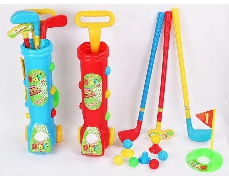 2024 New Outdoor Kids Pretend Toys High Quality Mini Golf Set Party Play Game Toys Baby Gym Golf Playing Toys
