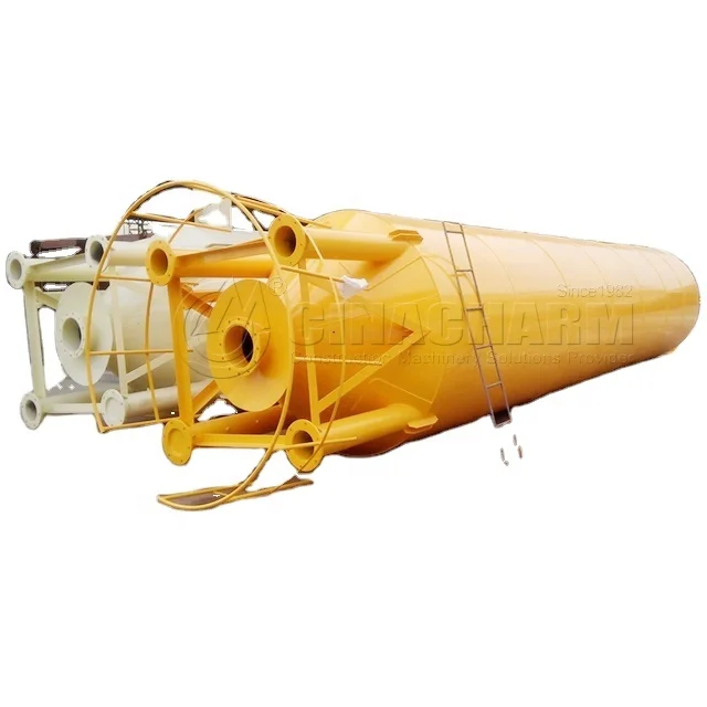 Высококачественный горизонтальный цементный силос Changli 100T мухобовой резервуар для хранения цемента