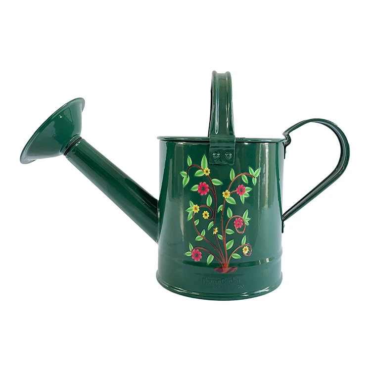 Factory custom 1L 0.19kg mini galvanized zinc watering can for garden planting