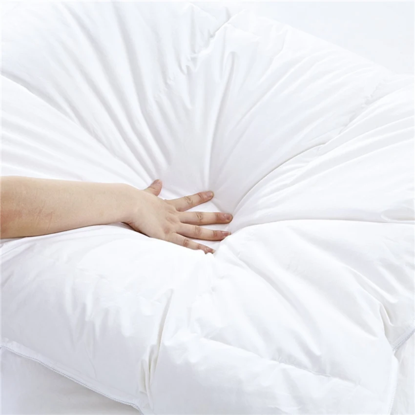 Big OEM Order Service Down blanket comforter 75% white goose down quilt king hungarian goose down duvet comforter