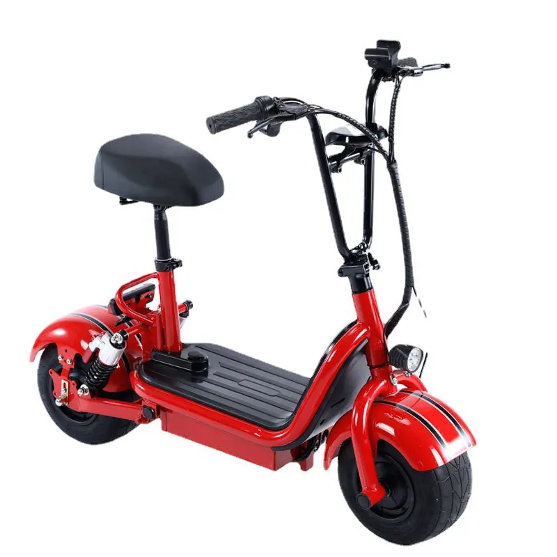 China Manufacturing 11 inch electric bicycle  adult portable lithium battery power folding bike mini scooter