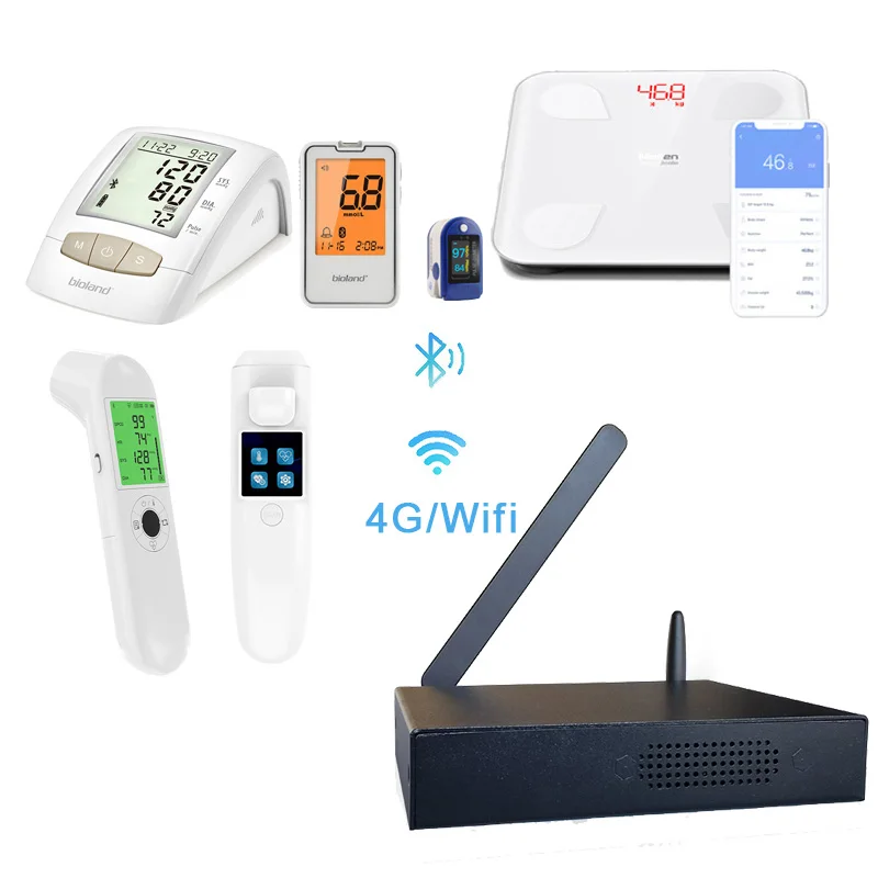 Wifi Homecare Telemedicine system Android/Ios System BlueTooth Health Care Kit