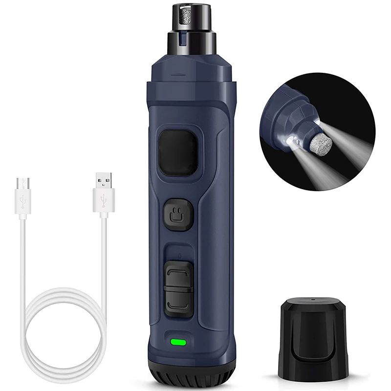 N30-pet nail grinder with light Upgraded powerful motor for fast and effective grinding led electric nail sharpener for pets